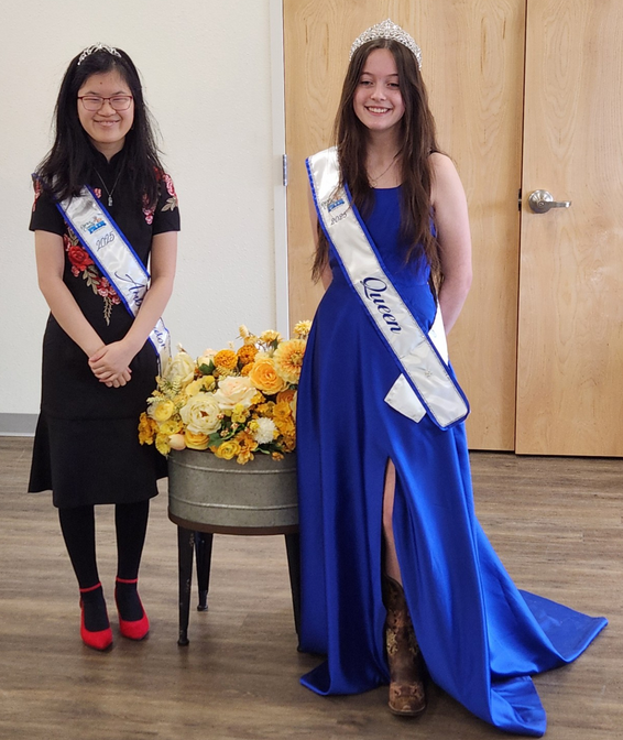 2 youth that are part of the Pierce County Fair Royal Ambassador Program
