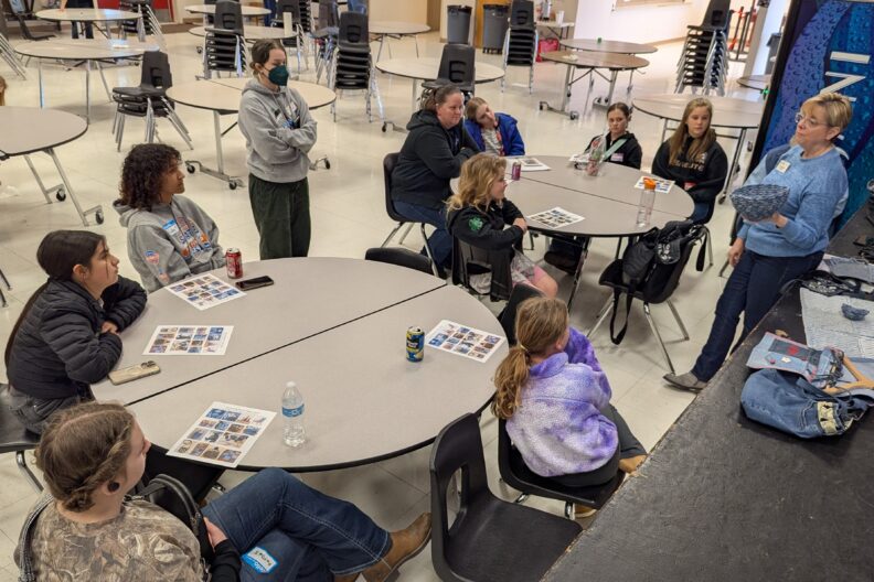Youth members in a workshop at Super Saturday.