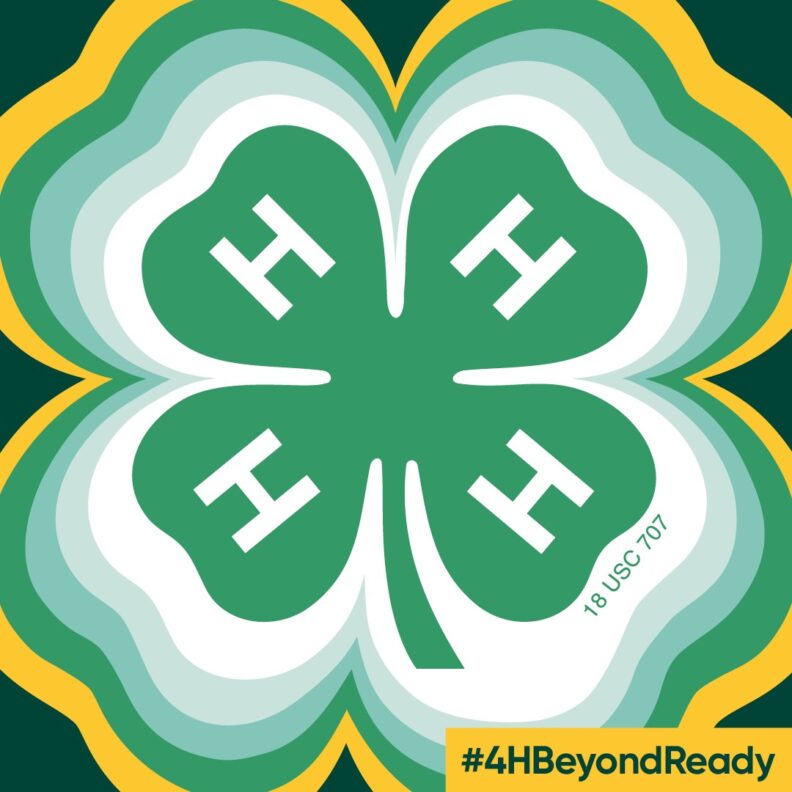 4-H Logo with #4HBeyondReady