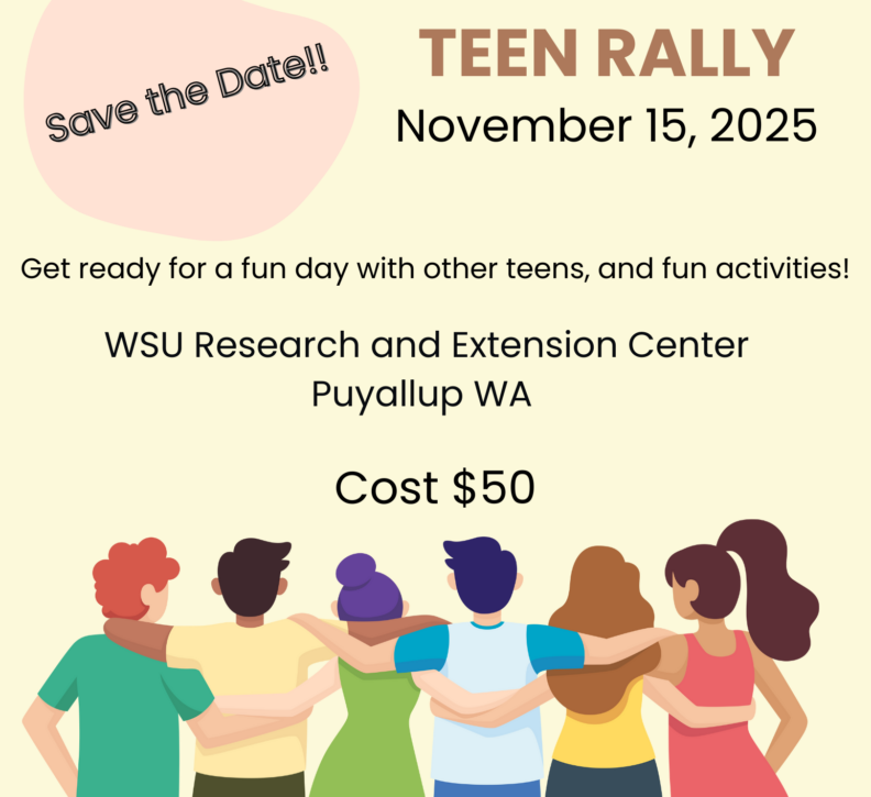 Teen Rally - November 15.  Save the Date