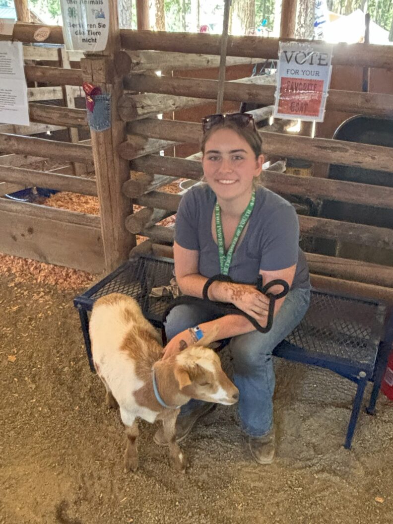 PC Fair - youth with goat