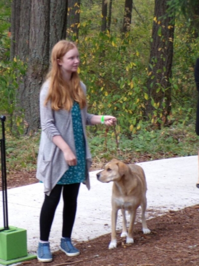 PC Fair - youth with a dog