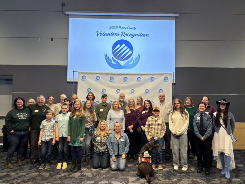 Youth / Adult volunteers at the Volunteer Recognition Brunch from 2025