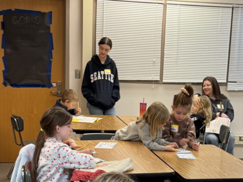 Youth members in a workshop at Super Saturday