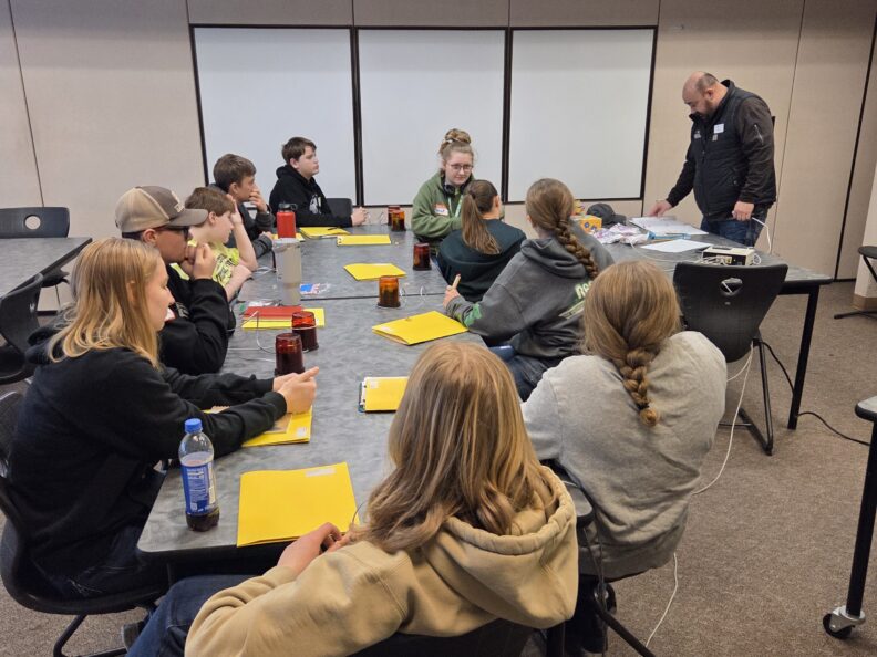 Youth members in a workshop at Super Saturday