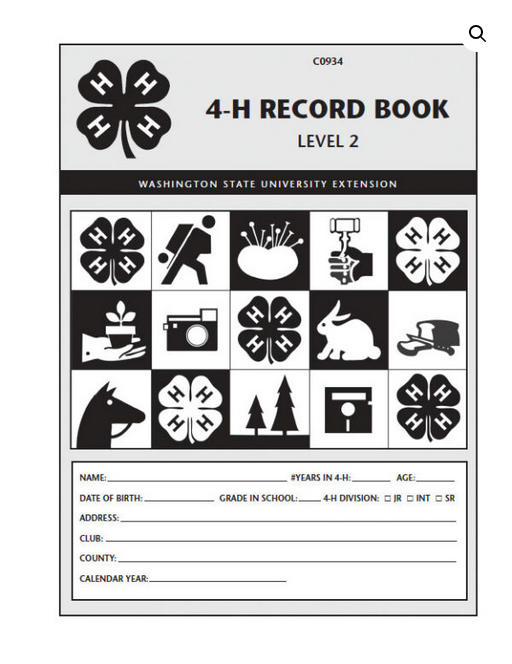 4-H Record Book Cover - Level 2