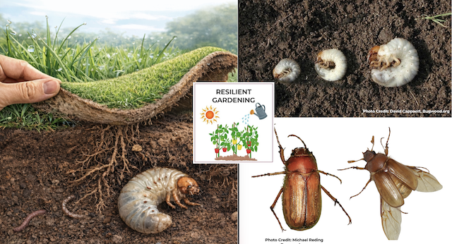 The European Chafer Beetle through its life cycle.