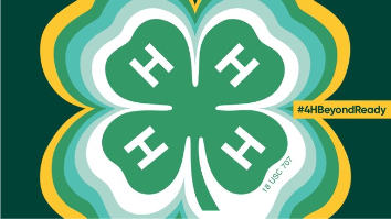 4-H Beyond ready - 4-H logo