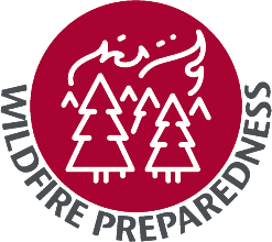 Wildfire Preparedness spirit mark with black type