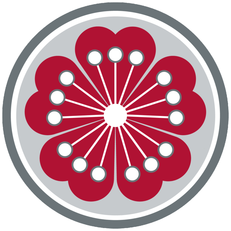 Master gardener flower logo.