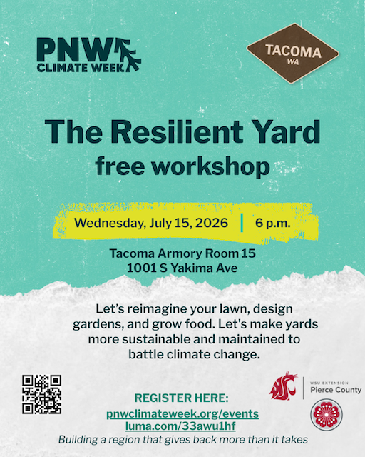 Advertisement for The Resilient Yard talk