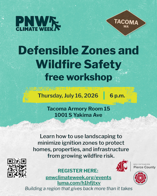 advertisement for Wildfire Safety talk