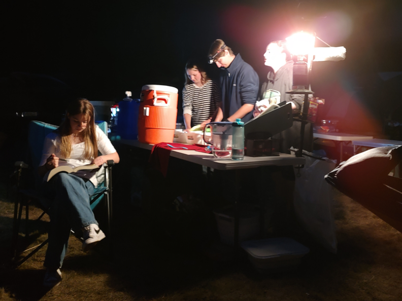 Image from Amocat camping trip.