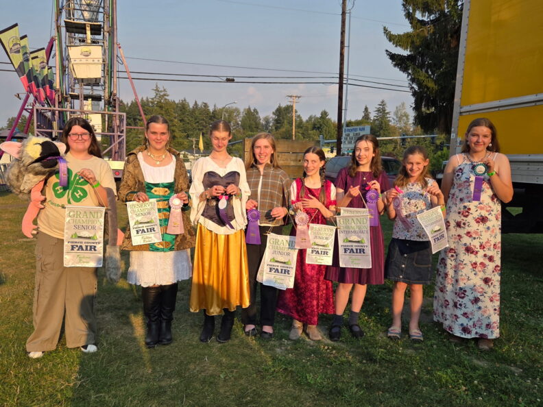 4-H Youth at the Pierce County Fair