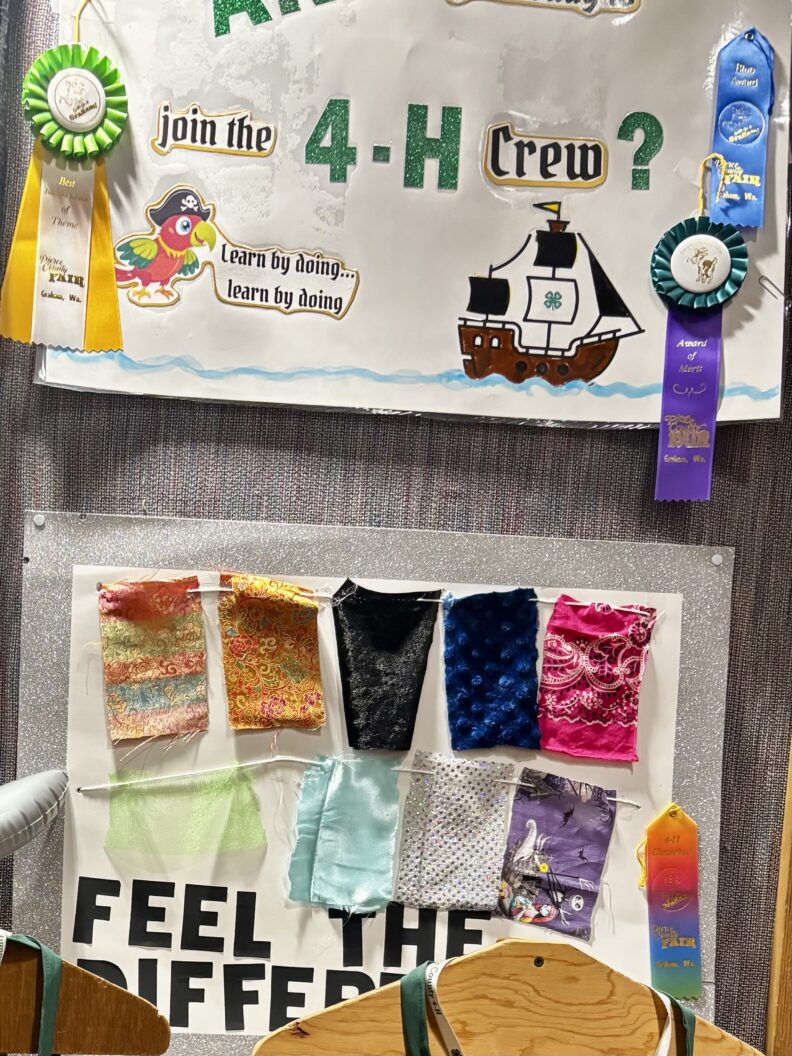 Poster exhibits at the Pierce County Fair