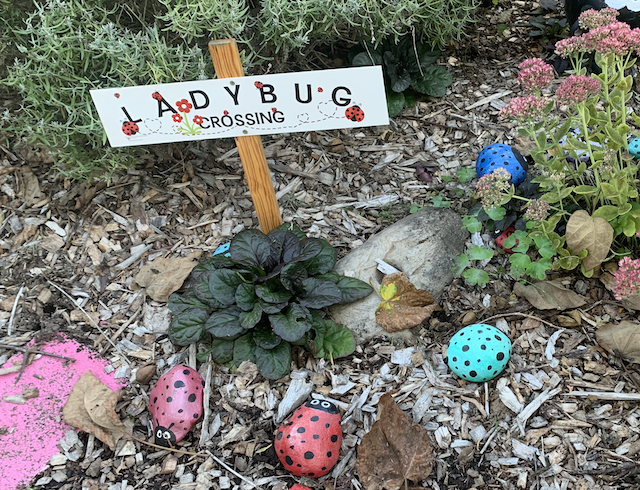 ladybug crossing sign