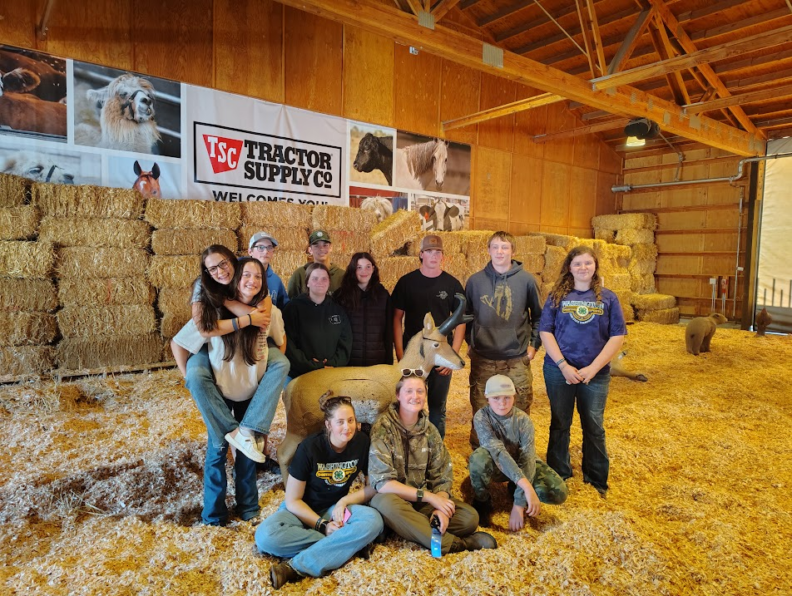 Youth involved with the shooting sports project at the WA State Fair