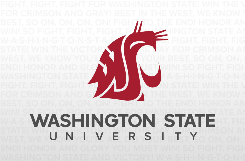 WSU Cougar Logo with text "Washington State University"