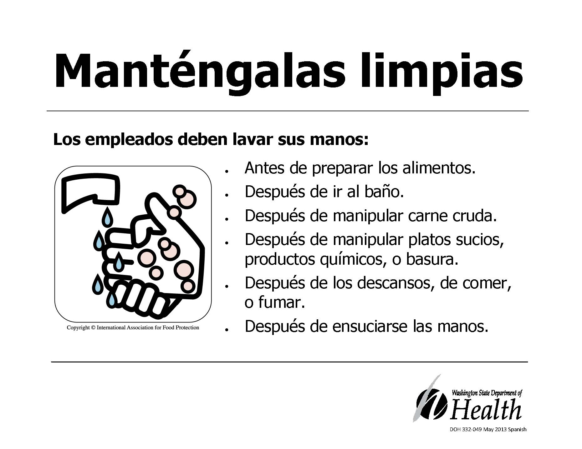 Mantengalas Limpias.