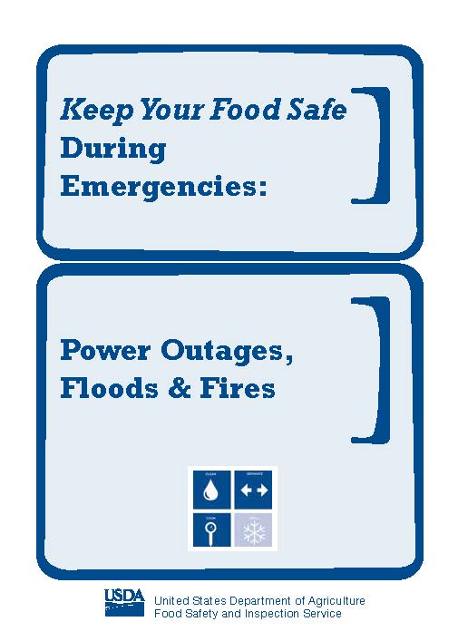 Keep Your Food Safe During Emergencies title page. 