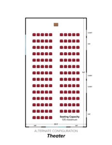 Room information and larger image of Theater (Full) auditorium configuration (opens in new tab).