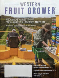 Cover of "Western Fruit Grower" magazine.
