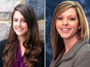 Briana Ewing (left) and Tatum Weed (right)