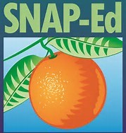 SNAP-Ed vintage image with orange