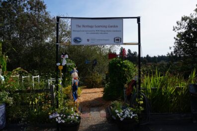 Heritage Garden entrance. 