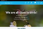Screenshot of Celebrate Urban birds website homepage.
