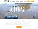 Screenshot of COAST website homepage. 