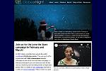 Screenshot of Globe at Night website homepage.