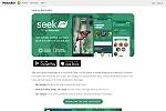 Screenshot of SEEK webpage.