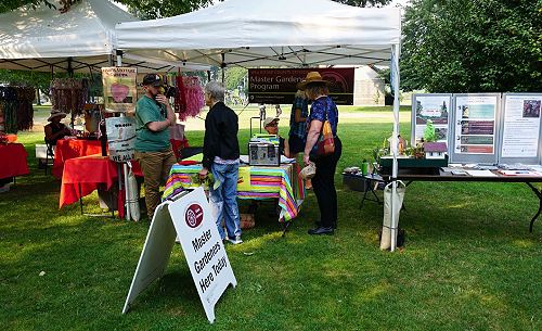 Master Gardener information booth