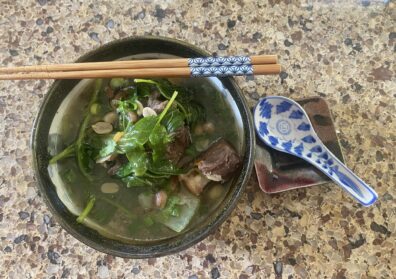 Guatemalan Black Bean Soup