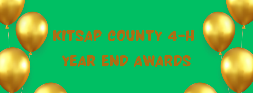 Kitsap County 4-H Year End Awards logo.