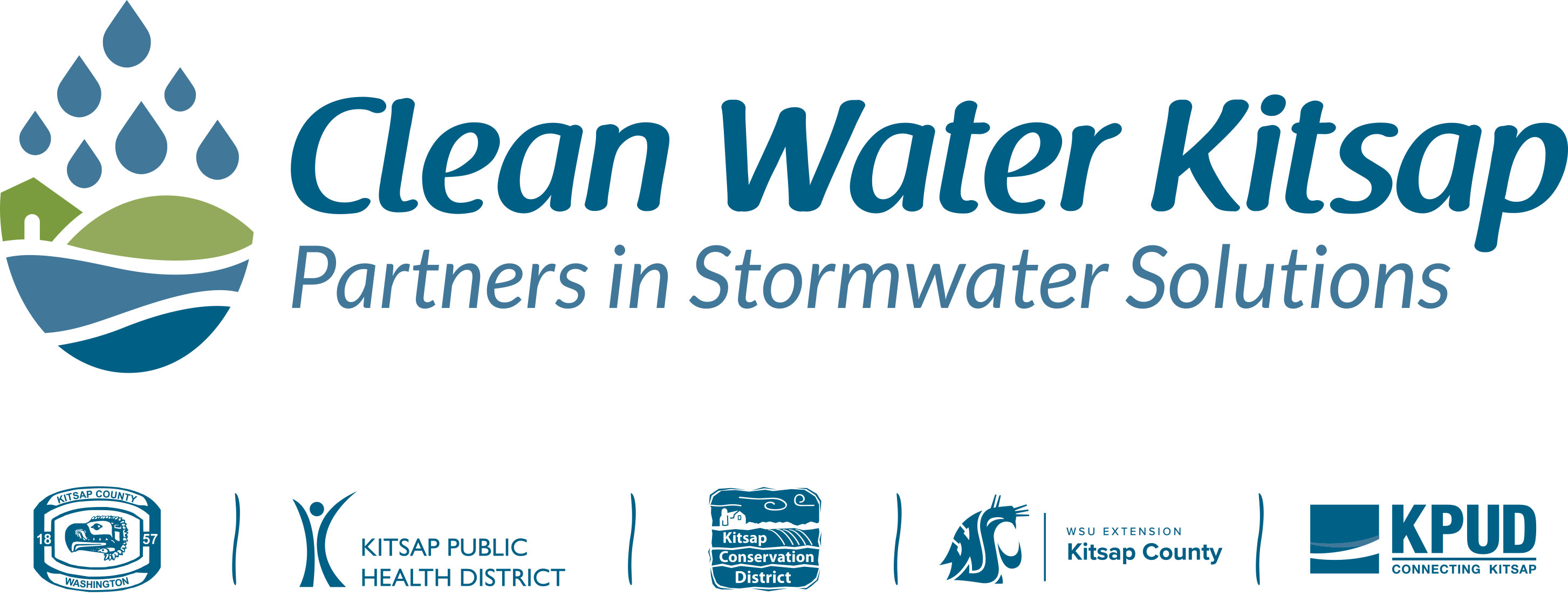 Clean Water Kitsap Partners in Stormwater Solutions Logo