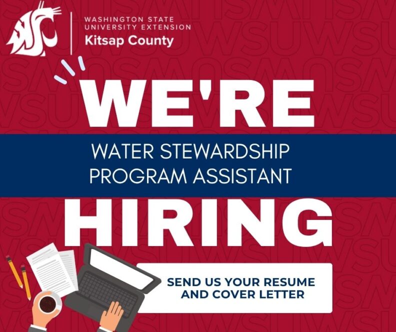 We're Hiring Water Stewardship Assistant position