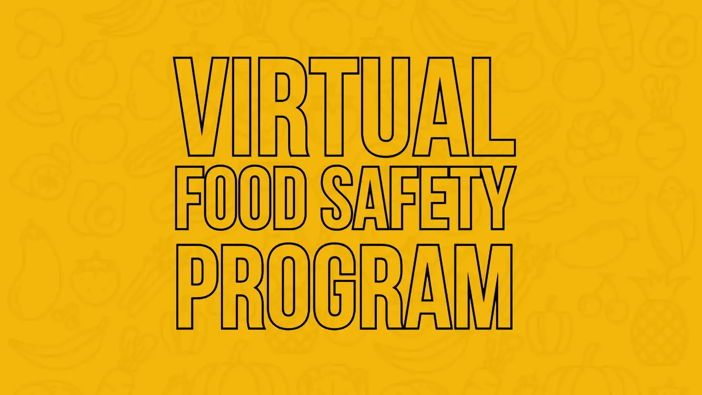 Sign: Virtual Food Safety Program