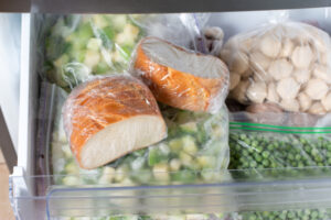 Image of frozen foods in Refrigerator