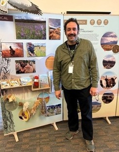 International Year of Rangeland and Pastoralist exhibit at a library.