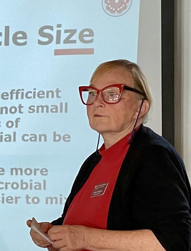 Master Gardener Kathy Hansen presenting at a local library in Stevens County, WA.