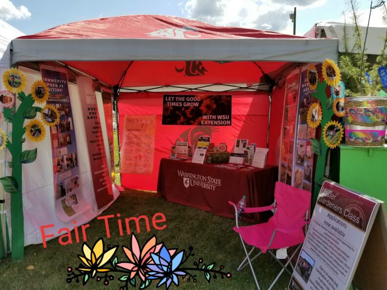 Master Gardener Booth at Northeast Washington Fair