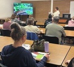 Classroom at the "From the Ground Up" Workshop held at Community Colleges of Spokane Colville campus
