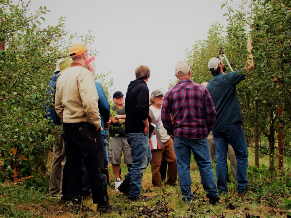 Orchard class at Finnriver, 2017.