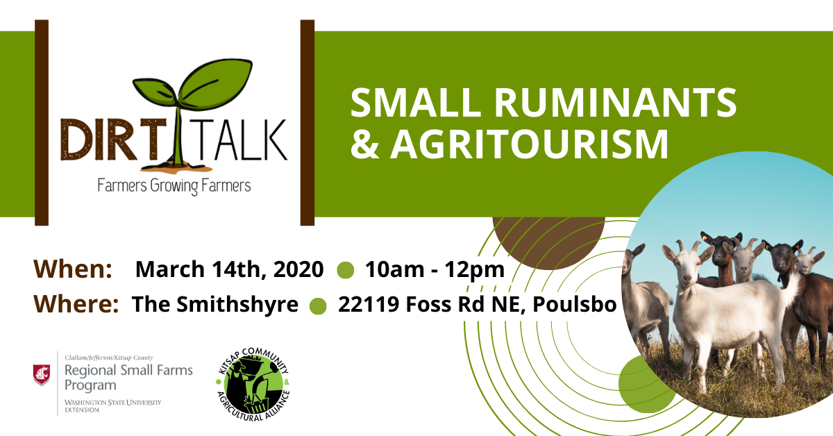 Dirt Talk March 2020 Event