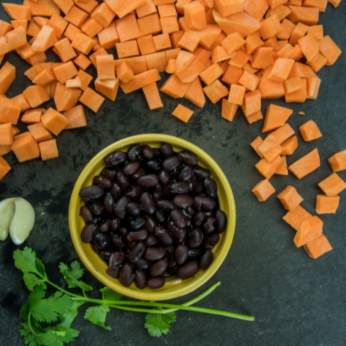 Sweet Potato and Black Bean Skilleet