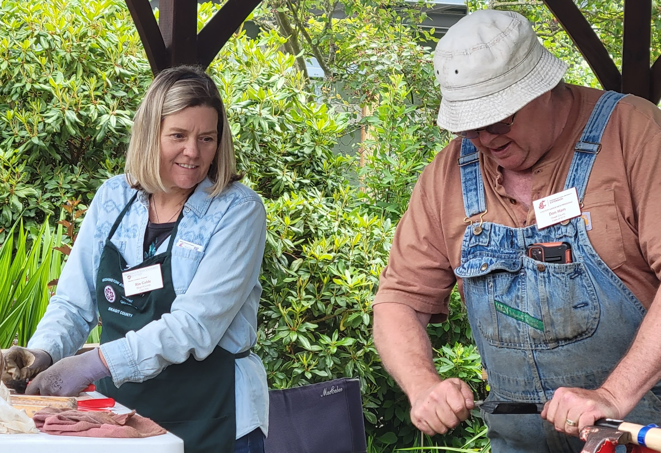 Master gardening tool sharpening