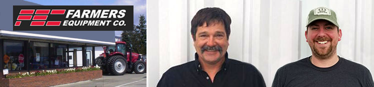 Farmers Equipment Co. Tom Shields
Burlington Store Manager and John Morrison Agriculture Sales