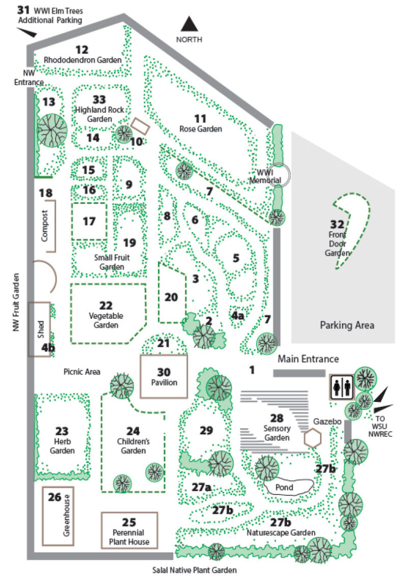 Map of Skagit Discovery Garden